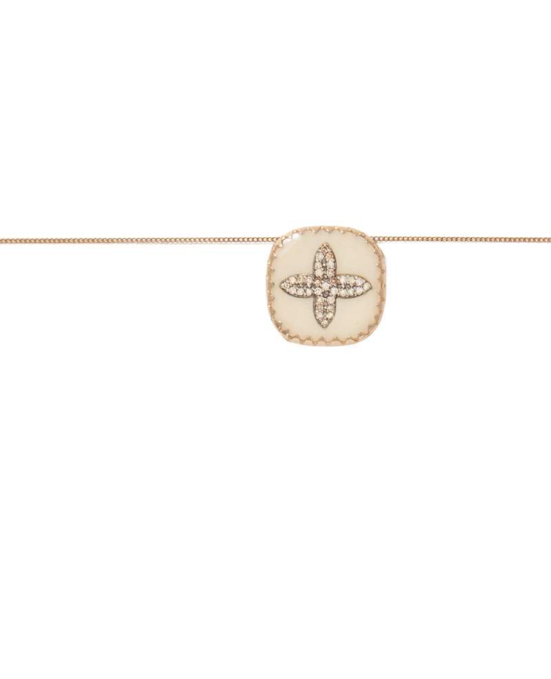 Pascale Monvoisin Bowie White Diamond Necklace