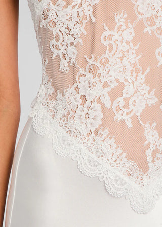 Retrofête Costanza Bridal Maxi Dress – back view