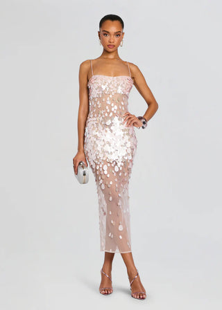 Retrofête Mischa Embellished Maxi Dress – Laly Saint-Tropez