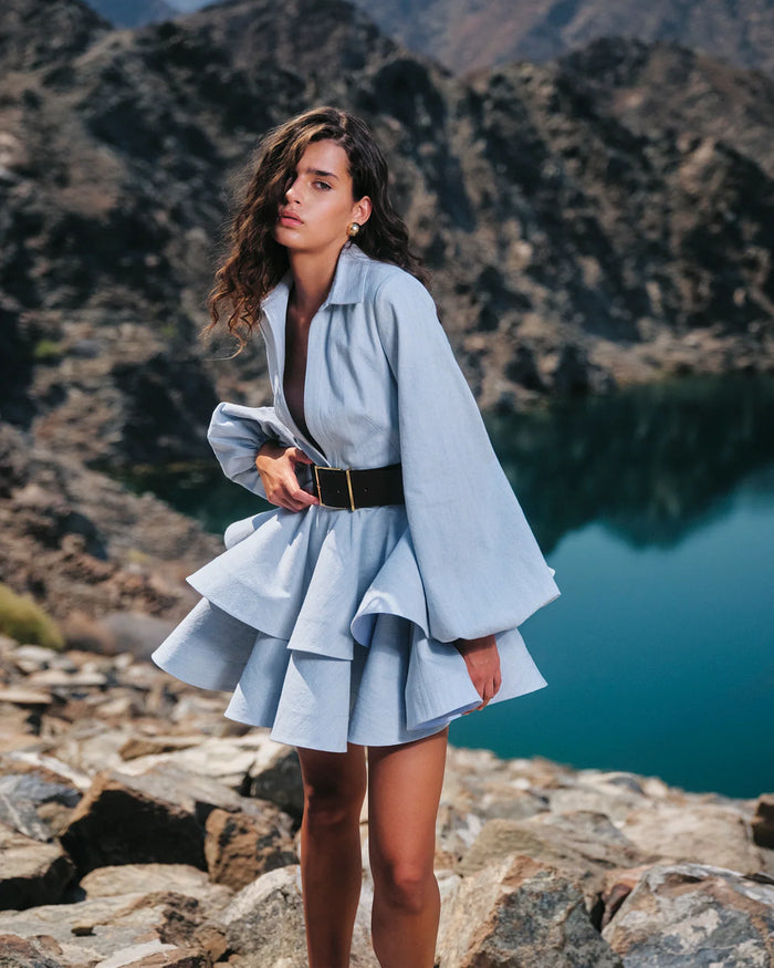 Yvon Anemone Denim Dress