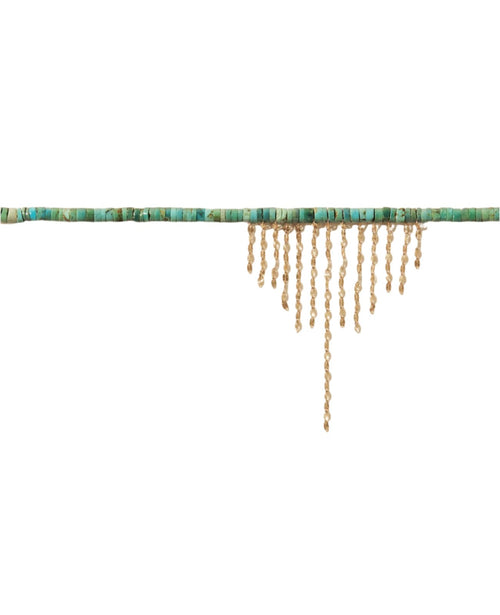 Pascale Monvoisin Taylor Gold and Turquoise Necklace – Laly Saint-Tropez